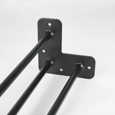 3-delige Zwart Set Stalen Tafelpoten Tafelonderstel Tafelframe HAIRPIN